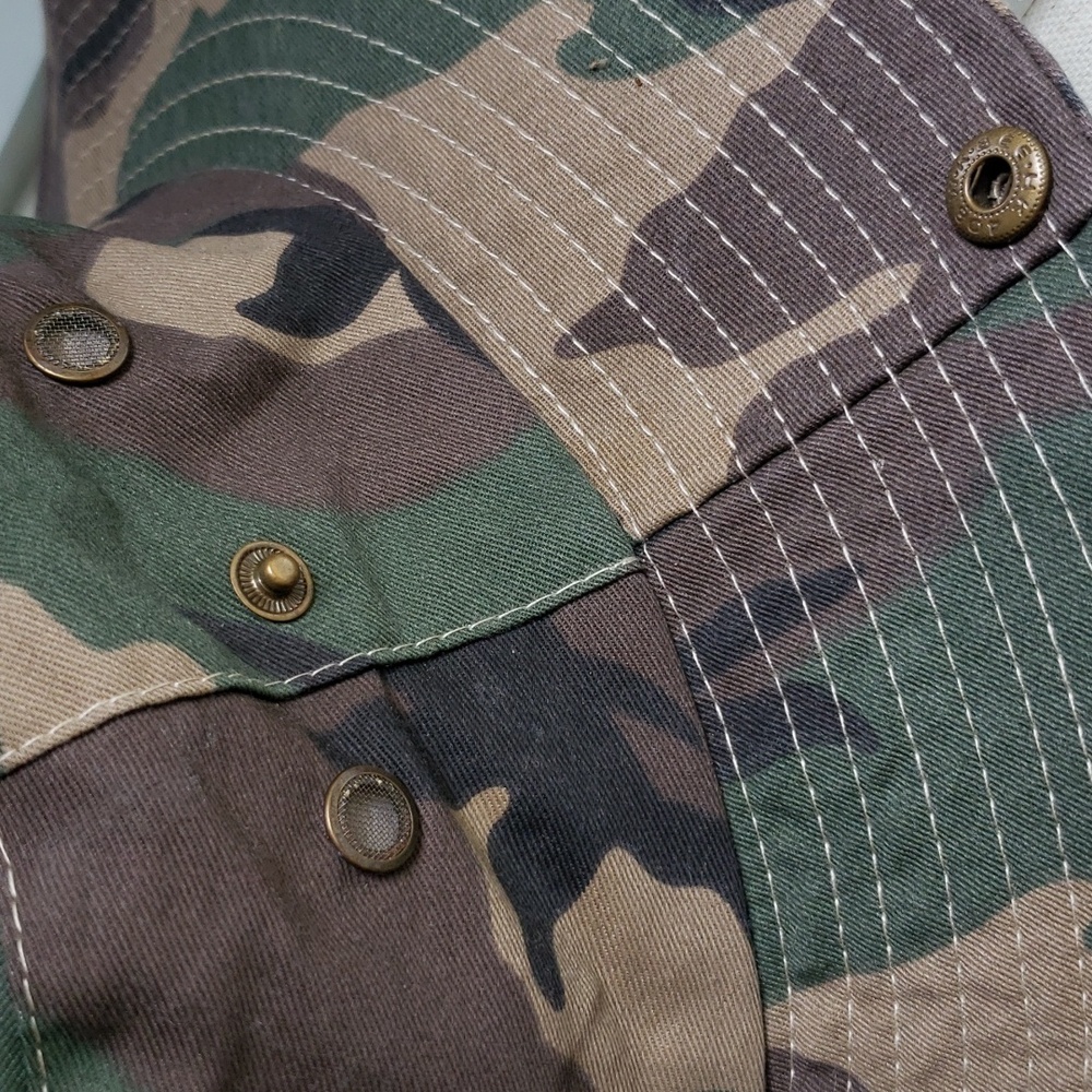 Adjustable brim Camo Sun Hat - Picture 2 of 6